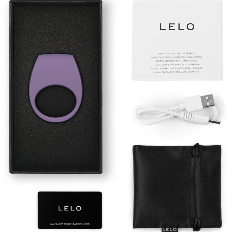 LELO - ANILLO VIBRADOR VIOLETA TOR 3
