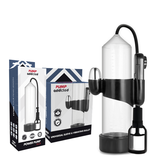 ADICTO A LA BOMBA - VIBRADOR TRANSPARENTE RX7