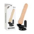 Basecock - Vibrador De Controle Remoto Natural Realista Basecock 19,5 Cm