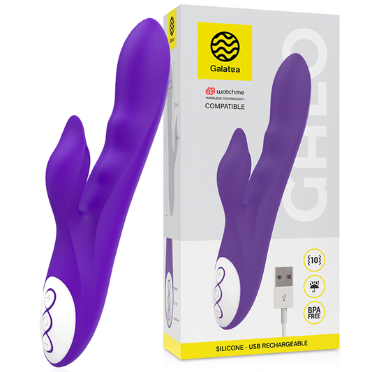 GALATEA - LILAC COCK VIBRATOR COMPATIBLE WITH WATCHME WIRELESS TECHNOLOGY