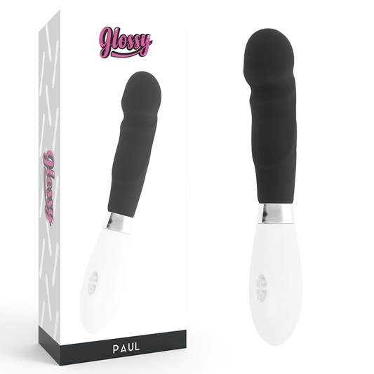 GLOSSY - VIBRADOR PAUL BLACK