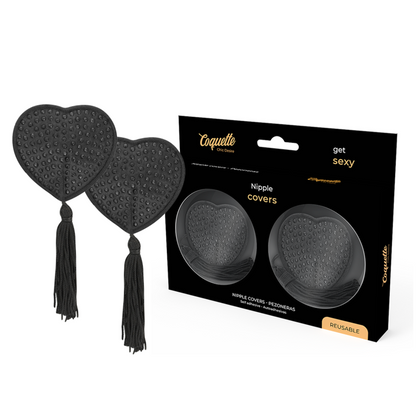 COQUETTE CHIC DESIRE - CUBREPUNTAS NEGROS