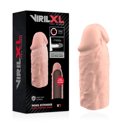 VIRILXL - EXTENSIÓN DE PENE NATURAL DE SILICONA LÍQUIDA V3