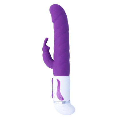 VIBRADOR ROTATORIO CON BOMBA DE SILICONA INTENSO - LILA