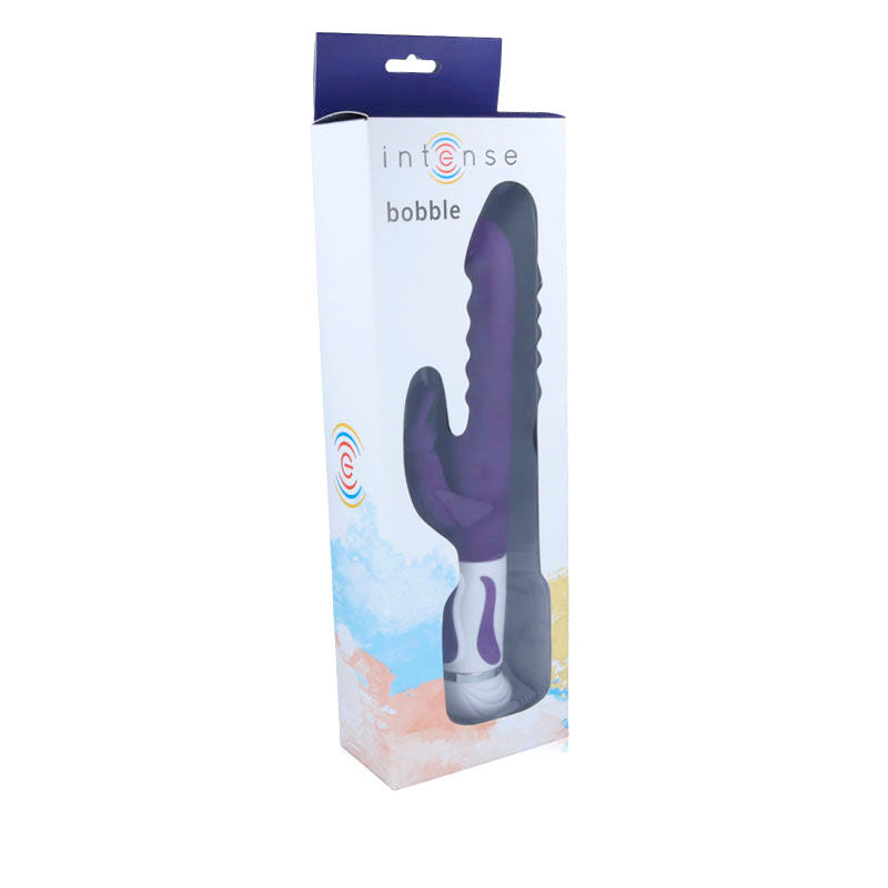 VIBRADOR ROTATORIO CON BOMBA DE SILICONA INTENSO - LILA