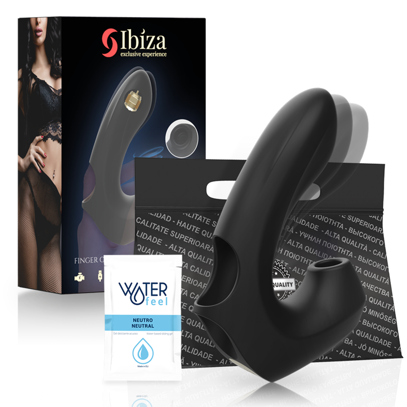 IBIZA - DEDAL PODEROSO COM VIBRAÇÃO E SUCÇÃO DE CLITÓRIS