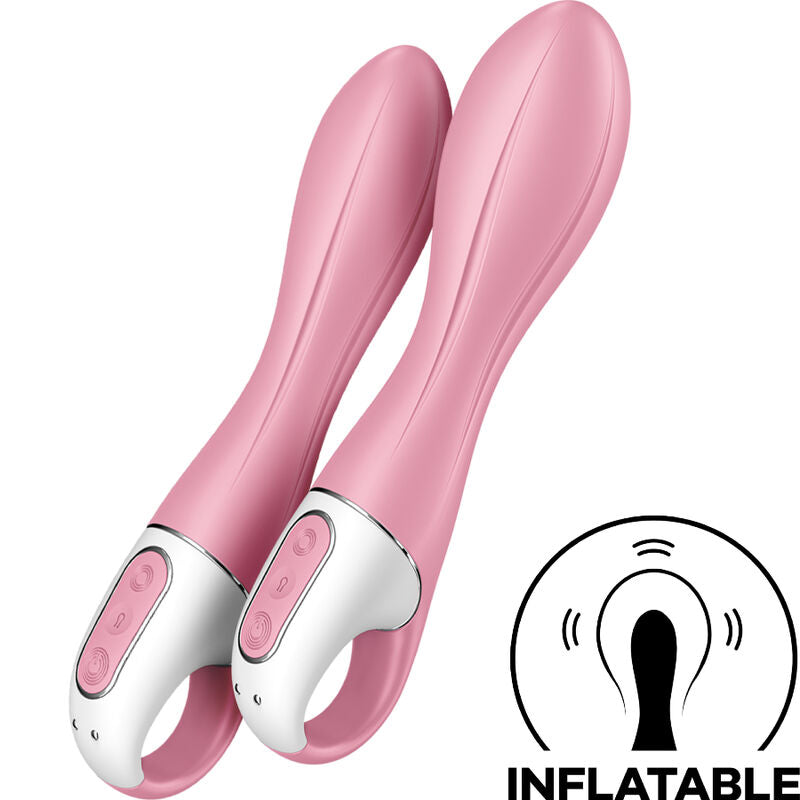 SATISFYER - VIBRADOR CON BOMBA DE AIRE 2 ROSA