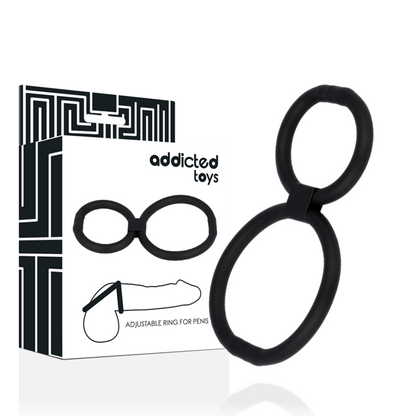 JUGUETES ADICTO - ANILLOS AJUSTABLES PARA EL PENE