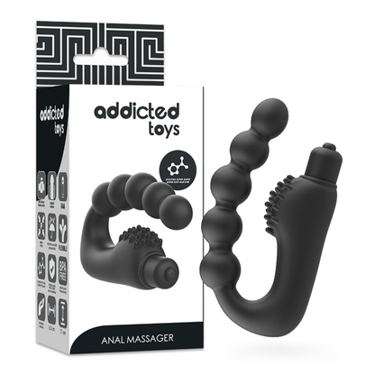 ADDICTED TOYS - MASAJEADOR ANAL PROTÉSICO CON VIBRACIÓN