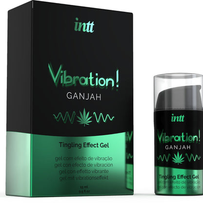 INTT - POWERFUL INTIMATE STIMULANT VIBRATING GEL LIQUID MARIJUANA 15ML