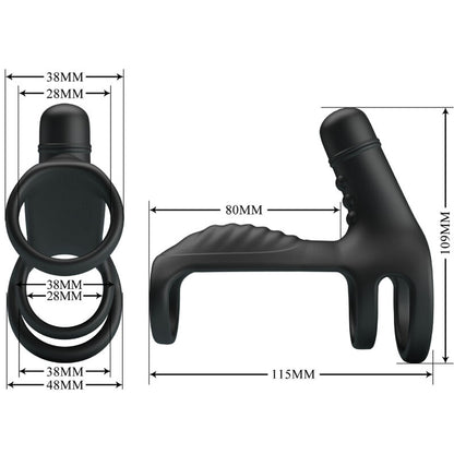 PRETTY LOVE - SOFT ELASTIC SILICONE EXTENSION SLEEVE