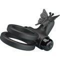 Pretty Love - Anel Vibrador Duplo Com Estimulador Preto