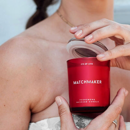 EYE OF LOVE - RED DIAMOND MASSAGE CANDLE MATCHMAKER ATTRACT HIM 150 ML