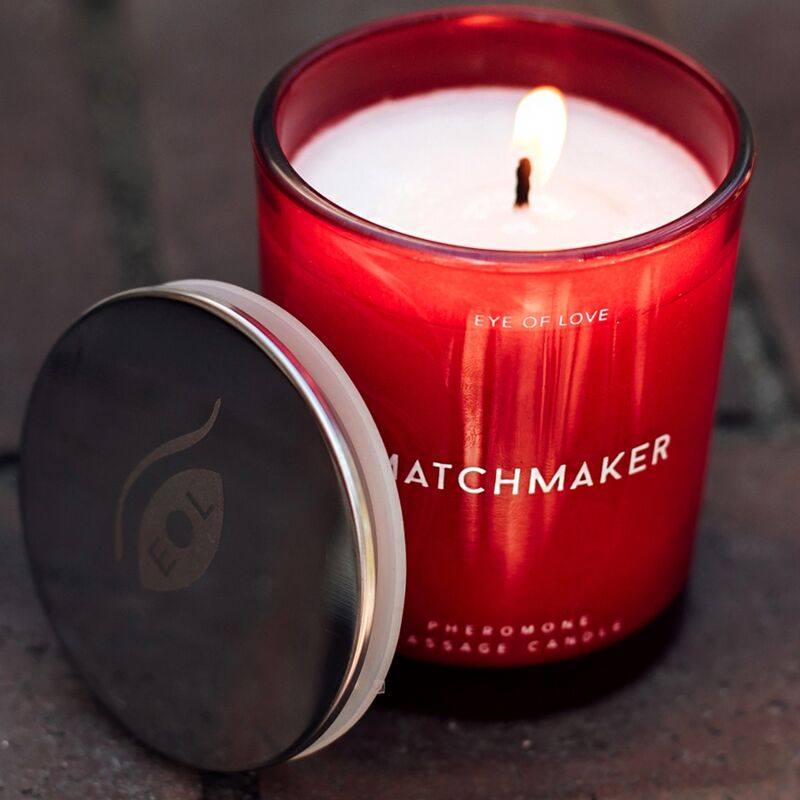 EYE OF LOVE - RED DIAMOND MASSAGE CANDLE MATCHMAKER ATTRACT HIM 150 ML