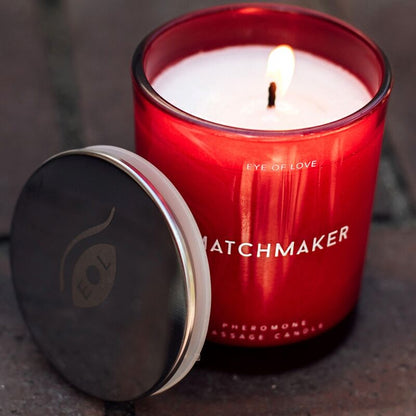 EYE OF LOVE - RED DIAMOND MASSAGE CANDLE MATCHMAKER ATTRACT HIM 150 ML