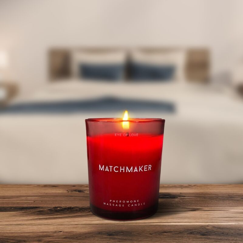 EYE OF LOVE - RED DIAMOND MASSAGE CANDLE MATCHMAKER ATTRACT HIM 150 ML