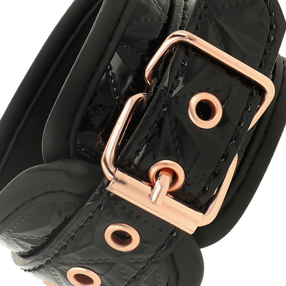 COQUETTE CHIC DESIRE - BLACK EDITION NEOPRENE LINING CUFFS