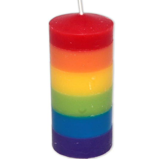 PRIDE - MAIN CANDLE WITH LGBT FLAG