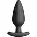 Electrastim - Black Silicone Anal Plug Rocker Large