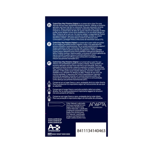 CONTROL - ADAPT EASY WAY FINISSIMO 10 UNITS