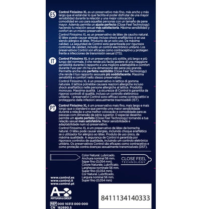 CONTROL - FINISSIMO GG CONDOMS 12 UNITS