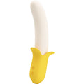 Pretty Love - Banana Geek Super Power 7 Vibraões Para Cima E Para Baixo Silicone Preto