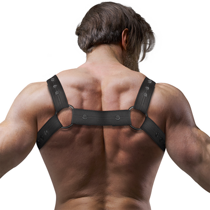 FETISH SUBMISSIVE ATTITUDE - ADJUSTABLE NEOPRENE SPORT HARNESS FOR MEN