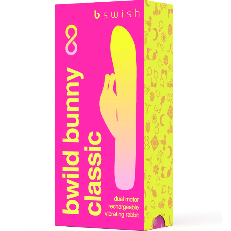B SWISH - BWILD BUNNY INFINITE CLASSIC RECHARGEABLE PINK SILICONE VIBRATOR