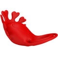 Pretty Love - Anel Vibrador Ruben 7 Vibraões Silicone Vermelho