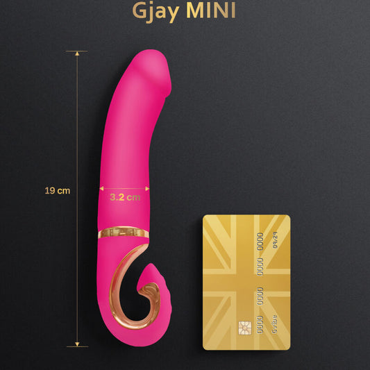 G-VIBE - GJAY MINI VIBRADOR DE SILICONA ROSA