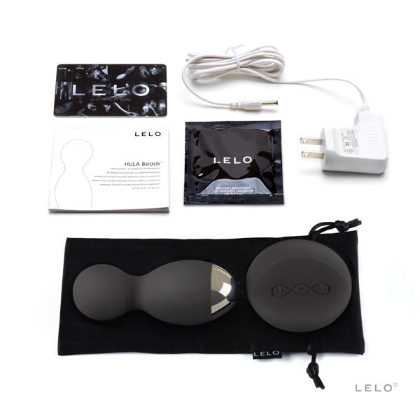 LELO - INSIGNIA DE BOLAS DE HULA NEGRAS