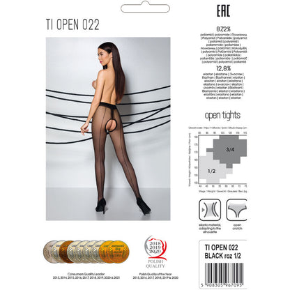 Passion - Cala Thigh-High Stockings Black 1/2 20 Den