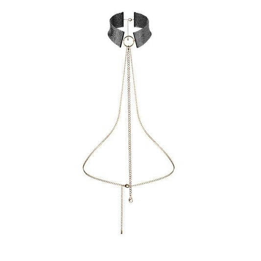 BIJOUX - COLLAR DESIR MÉTALLIQUE METALIZADO NEGRO