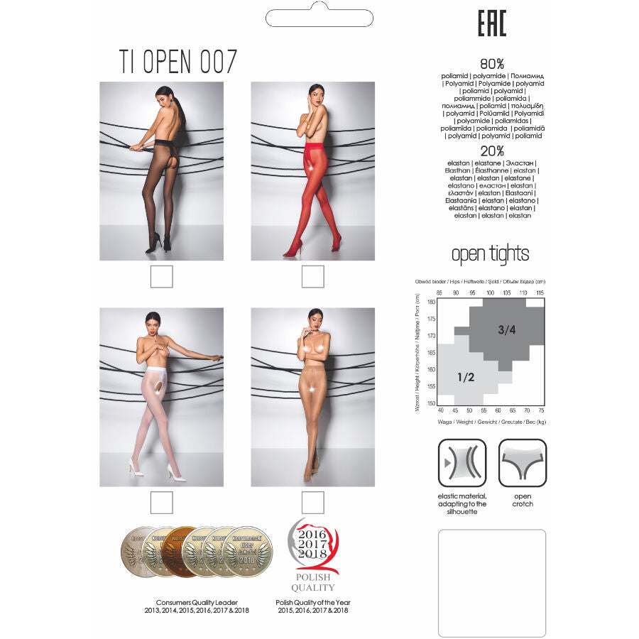 PASSION - TIOPEN 007 WHITE CALA 1/2 20 DEN