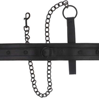 INTENSE - FETISH VEGAN LEATHER NECKLACE