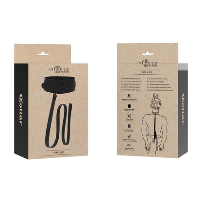 INTENSE - FETISH VEGAN LEATHER NECKLACE