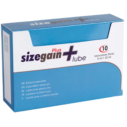 500 COSMÉTICOS - SIZEGAIN PLUS LUBRICANTE EFECTO FRÍO