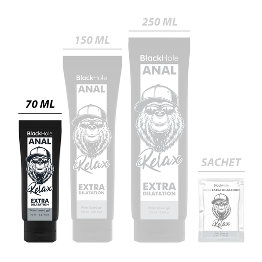 AGUJERO NEGRO - GEL DILATADOR ANAL A BASE DE AGUA 70 ML
