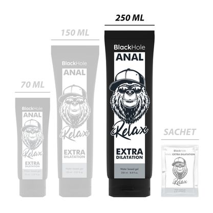 BLACK HOLE - WATER-BASED GEL ANAL DILATION 250 ML