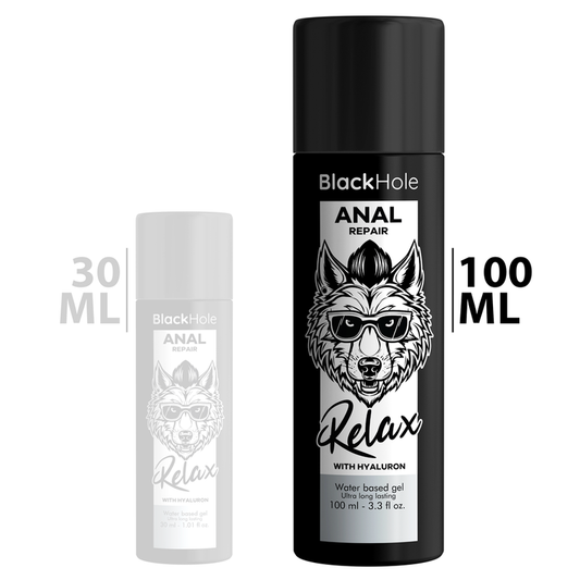 BLACK HOLE - WATER-BASED RELAXING ANAL REPAIR WITH HYALURON 100 ML
