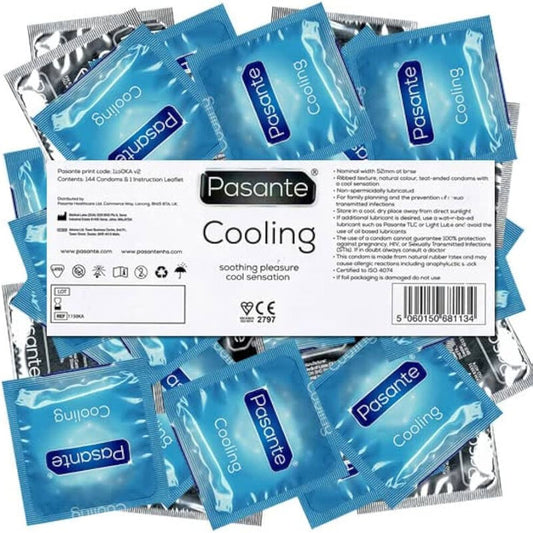 PASANTE - CONDOM REFRIGERANT EFFECT BAG 144 UNITS