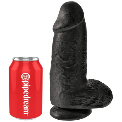 KING COCK - PENE REALISTA GRUESO 23 CM NEGRO