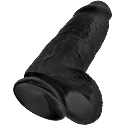 KING COCK - PENE REALISTA GRUESO 23 CM NEGRO