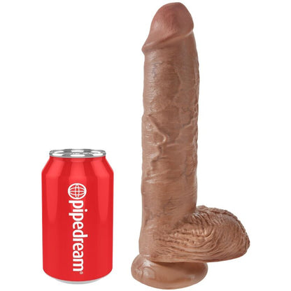 KING COCK - PENE REALISTA CON BOLAS DE CARAMELO DE 19,8 CM