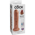 King Cock - Realistic Uncut Penis 7 Inch Caramel