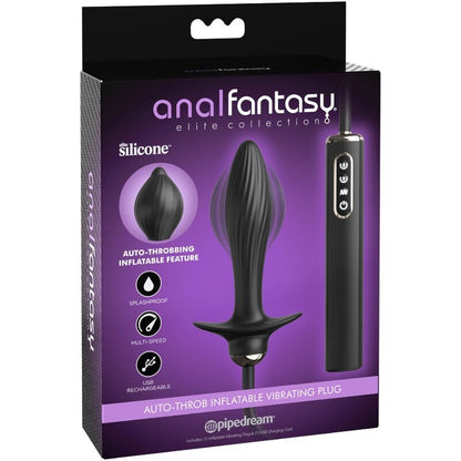 ANAL FANTASY ELITE COLLECTION -INFLATABLE PLUG AND AUTO-THROB VIBRATOR
