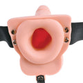 Fetish Fantasy Series - Arnés Ajustable Con Control Remoto Pene Realista Con Testículos Recargables Y Vibrador 15 Cm