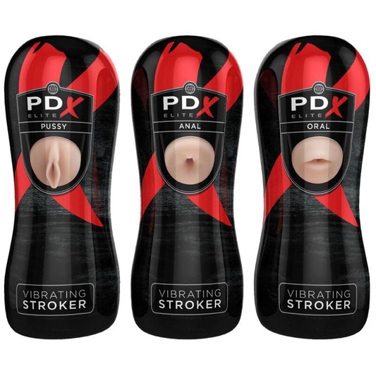 PDX ELITE - SET DE 12 ESTIRADORES: 6 VAGINA, 3 ANO, 3 BOCA