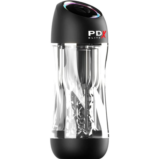 PDX ELITE - VIBRADOR PROFESIONAL TRANSPARENTE VIEWTUBE