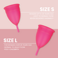 Intimichic - Copo Menstrual Grau Médico Silicone - Tamanho S